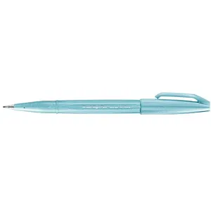 Comparateur de prix : Stylo Feutre Pentel Brush Sign Pen Bleu Pastel