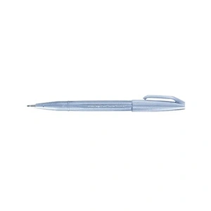 Stylo Feutre Pentel Brush Sign Pen Gris Bleu pas cher