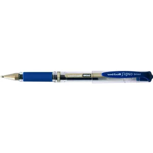 Comparateur de prix : Uni-Ball Uni-Ball Stylo Roller Encre Gel Signo Broad (Um153c), Bleu Encre S...