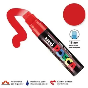 Comparateur de prix : UNI BALL Marqueur Posca Extra Large Pc17k Rouge