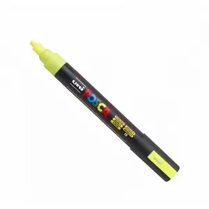 Uni-Ball Marqueur Posca - Pointe conique moyenne - Jaune fluo - Posca pas cher