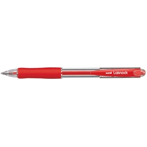 Uni-Ball Stylo Bille UNIBALL LAKNOCK - Ecriture Fine - Encre Super Ink Rouge - Matériaux Recyclés pas cher
