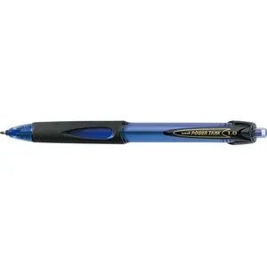 Comparateur de prix : Stylo bille Uni ball Power Tank écriture moyenne - Pointe 1 mm - bleu