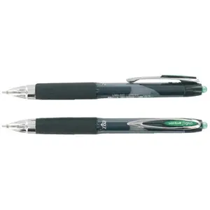 Uni-Ball Uniball - Stylo Roller Uniball Signo Rt 207 Retractable Vert pas cher