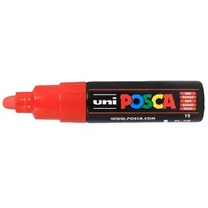 Comparateur de prix : Uni-Ball 181321 - Marqueur POSCA à pointe large ronde, rouge