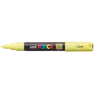 Uni-Ball Posca Marqueur PC-1MC Pointe conique Extra-Fine 0.7-1 mm Jaune soleil pas cher