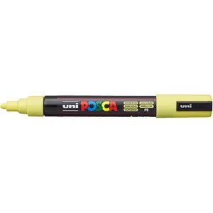 Comparateur de prix : POSCA Marqueur PC-5M Pointe conique Moyenne 1.8-2.5 mm Jaune soleil