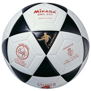 MIKASA SWL-337 Ballon de Futsal Mixte Adulte, Blanc/Noir, 62 cm