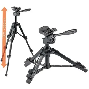 Comparateur de prix : Trépied - VELBON - EX-MACRO - Poids maximum 2.5 kg - Aluminium - Noir