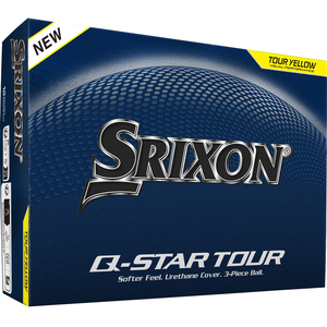 Comparateur de prix : Srixon Balles de golf Q-Star Tour - Paquet de 12, jaune
