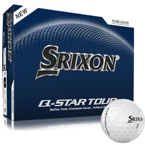 Srixon Balles de golf Q-Star Tour - Paquet de 12, blanc pas cher