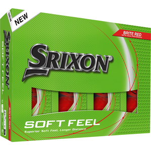 Comparateur de prix : Srixon Balles de golf Dunlop SRX Soft Feel (x12) Rouge TU 10352365