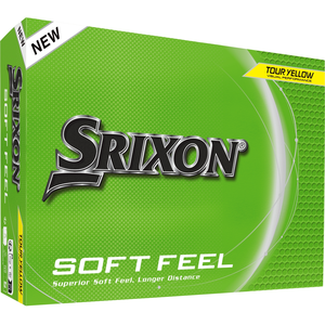 Balle de golf Srixon Soft Feel 14 (x12) Jaune TU 10352312 pas cher