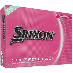 Comparateur de prix : Srixon Balles de golf femme Dunlop SRX Soft Feel (x12) Rose TU 10352419