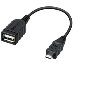 Câble adaptateur USB noir Sony VMC-UAM2 - 10 cm - multi connecteur pas cher