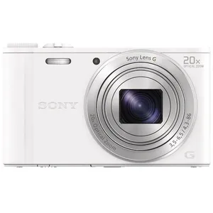 Sony DSC-WX350 Appareils Photo Numérique, Capteur CMOS Exmor R, 18.2 Mpix, Zoom Optique 20x - Blanc