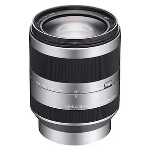 Objectif hybride Sony E 18-200mm f/3.5-6.3 LE OSS Silver pas cher