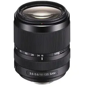 Objectif reflex Sony DT 18 - 135 mm f/3.5 5.6 SAM pas cher