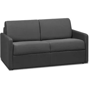 VENTE-UNIQUE Canapé 2 places convertible express en tissu CALIFE - Gris - Couchage ... pas cher