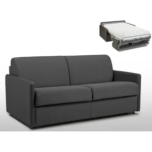 Canapé 3 places convertible express en tissu CALIFE - Gris - Couchage ...