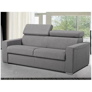 LINEA SOFA Canapé 3 places convertible express en tissu VIZIR - Gris