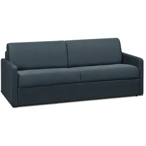 Comparateur de prix : VENTE-UNIQUE Canapé convertible  4 places bleu nuit