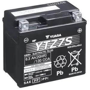 Comparateur de prix : Batterie Yuasa pour moto Honda 125 Varadero 2001-2015 YTZ7-S / 12V 6Ah