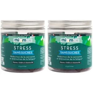 Compléments alimentaires gummies Stress sans sucres - Cure 6 semaines - Mium Lab ex Les Miraculeux pas cher