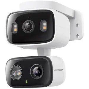 Comparateur de prix : Tapo C246d Double Objectif - Caméra de surveillance extérieure Wi-Fi Ethernet 360° 2K IP65