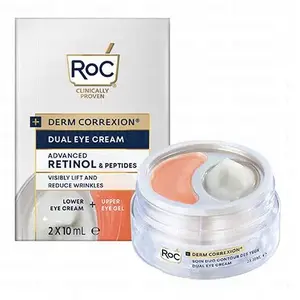 Comparateur de prix : Roc Derm Correxion Duo Soin Contour Des Yeux Lift Anti-Rides 2 X 10 Ml