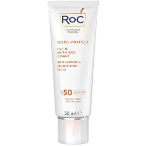 ROC Soleil Protect - Fuide anti-rides lissant SPF50+ tube 50ml pas cher