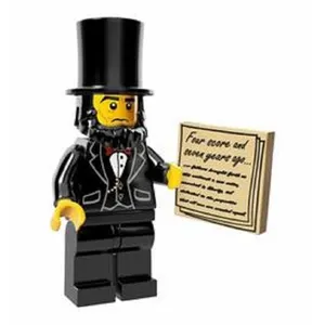 Lego 71004 Minifigurine Série The Lego Movie 1 - N°5 - Abraham Lincoln... pas cher