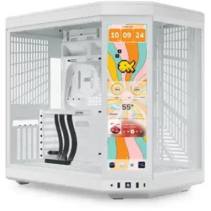 Comparateur de prix : HYTE Y70 Touch Infinite Midi Tower Blanc CS-HYTE-Y70TTI-WW