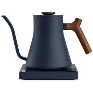 Bouilloire électrique Fellow Stagg EKG Pro   0.9 L, bleu pierre/noyer