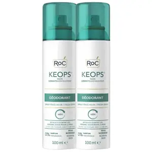 Comparateur de prix : Keops Déodorant Spray Sec - Lot de 2 x 150ml