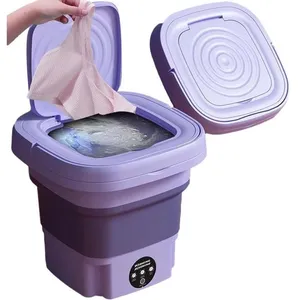 TRAHOO Machine À Laver Portable, Mini Machine À Laver Pliable 8L, Mini...Vendu parcdiscount
