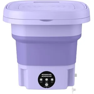 TRAHOO Machine À Laver Portable, Mini Machine À Laver Pliable 8L, Mach...Vendu parcdiscount