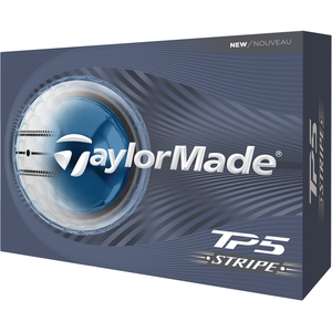 Comparateur de prix : TaylorMade Balles de golf TP5 Stripe - Lot de 12, blanc