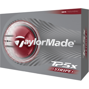 Comparateur de prix : TaylorMade Balles de golf TP5x Stripe - Lot de 12, blanc