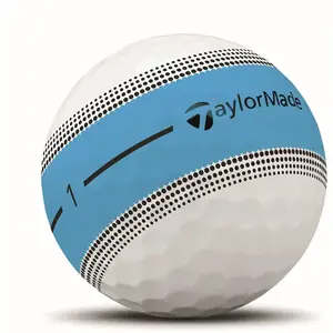 TaylorMade Balles de golf Tour Response Stripe - Lot de 12, bleu