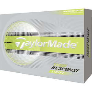 Comparateur de prix : Balles de golf x12, Tour Response Stripe Neon jaune