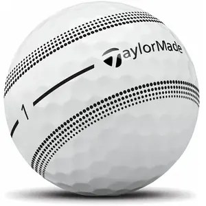 Comparateur de prix : TaylorMade Balles de golf Tour Response Stripe CLR - Lot de 12, blanc