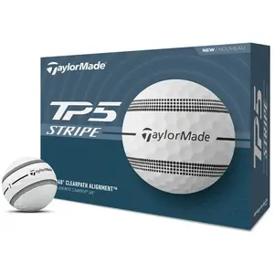 TaylorMade TP5 White Stripe Balles de golf pas cher