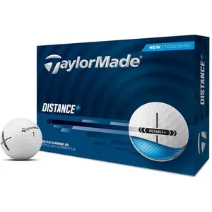 Balles de golf Taylormade Distance+ (x12) Blanc TU M1003201Vendu parespace-golf