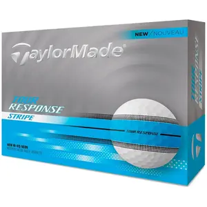 Balles de golf Taylormade TM25 Tour Response Stripe (x12) Bleu TU V9944301 pas cher