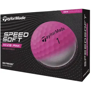 Comparateur de prix : Balles de golf Taylormade TM24 SpeedSoft (x12) Rose TU M1030801