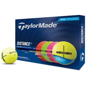 Comparateur de prix : Balles de golf Taylormade Distance + (x12) Multicolore TU M1033101