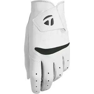 TaylorMade Stratus Soft Gant de Golf pour Hommes, Blanc, L