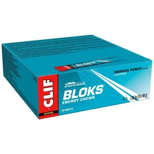 Clif Boîte De Gommes énergétiques Tropical Punch 60g 18 Unités One Size pas cher