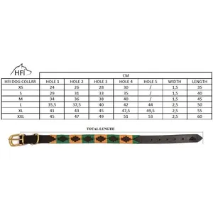 Collier pour chien HFI Polo Multicolore XS HFIDC002BKOPXS pas cher
